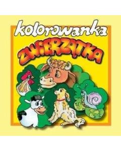 Zwierzątka - kolorowanka mała