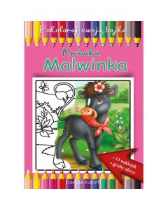 Krówka Malwinka - kolorowanka