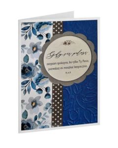 Kartka handmade - Gdy się położę - ML