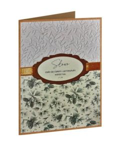 Kartka handmade - Słowo ciałem się stało - ML