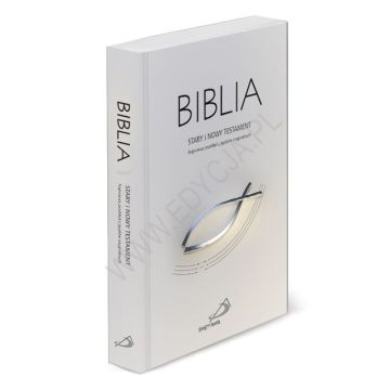Biblia z kolorową wkładką - biała twarda Edycja