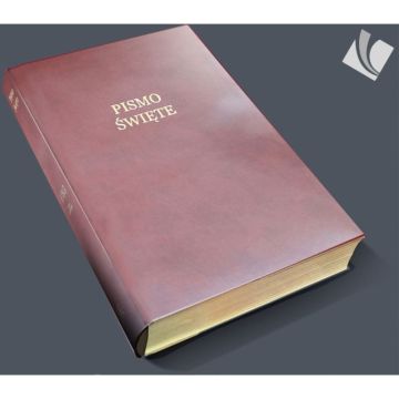 Uwspółcześniona Biblia Gdańska A6 - PU bordo