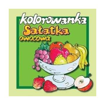 Sałatka owocowa - kolorowanka mała