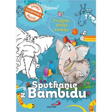 Kolorowanka Bombik 1 - Spotkanie z Bambidu