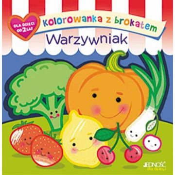 Warzywniak -  Kolorowanka z brokatem