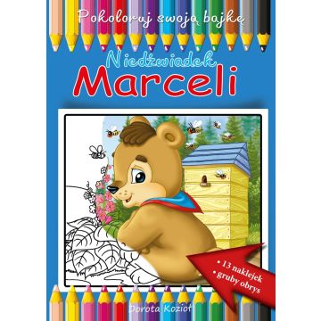 Niedźwiadek Marceli - kolorowanka