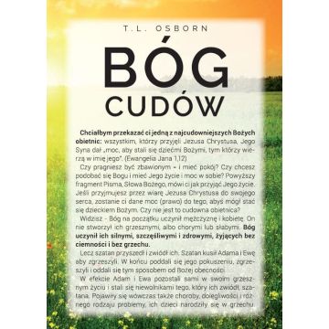 BÓG CUDÓW broszura ewangelizacyjna
