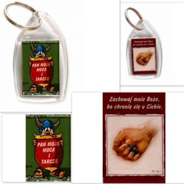 Brelok plastik - Pan moją mocą 