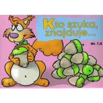 Naklejka prostokąt - Kto szuka znajduje