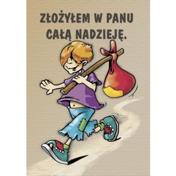 Kartka promise - Złożyłem w Panu całą nadzieję