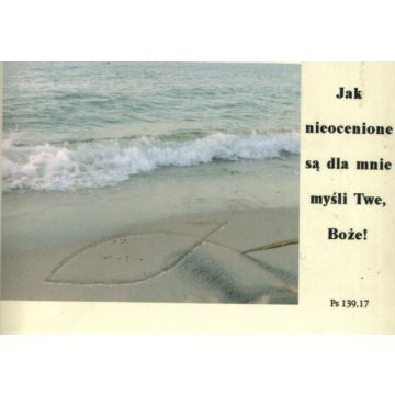 Kartka promise - Jak nieocenione - plaża