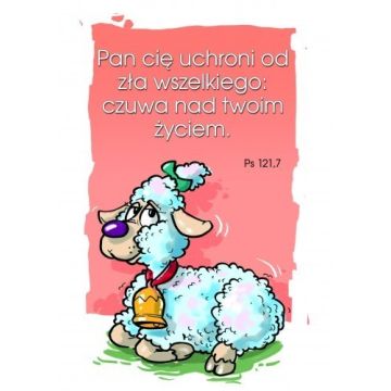 Kartka promise - Pan cię uchroni od zła wszelkiego