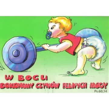 Kartka promise - W Bogu dokonamy czynów