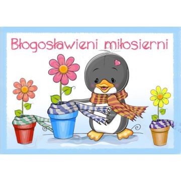 Kartka promise - Błogosławieni miłosierni