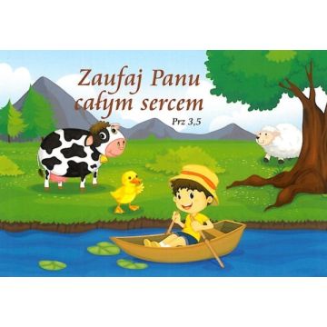 Kartka promise - Zaufaj Panu całym sercem