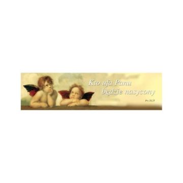 Zakładka promise - Kto ufa Panu będzie nasycony