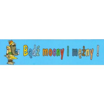 Zakładka promise - Bądź mocny i mężny