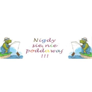 Zakładka promise - Nigdy się nie poddawaj