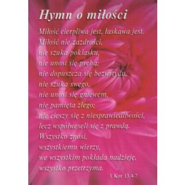 Magnes na lodówkę - Hymn o miłości