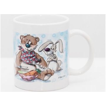 Kubek ceramiczny - Miłość nigdy nie ustaje
