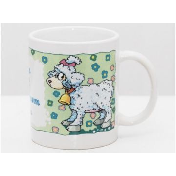 Kubek ceramiczny - Pan jest pasterzem - owca