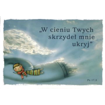 Naklejka prostokąt - W cieniu twych skrzydeł