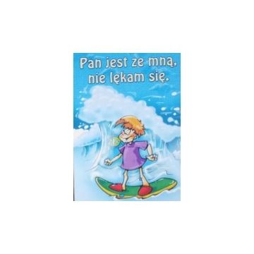 Naklejka prostokąt - Pan jest ze mną