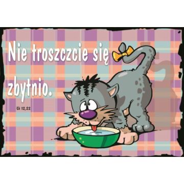 Kartka promise - Nie troszczcie się zbytnio