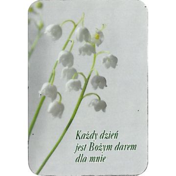 Magnes na lodówkę - Każdy dzień - konwalie