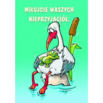 Kartka promise - Miłujcie waszych nieprzyjaciół