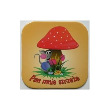 Podstawka korkowa - Pan mnie strzeże Grzyb