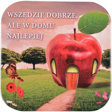 Podstawka korkowa - Wszędzie dobrze jabłko