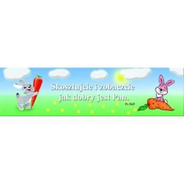 Zakładka promise - Skosztujcie - zajączek
