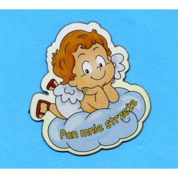 Magnes na lodówkę kształt - aniołek