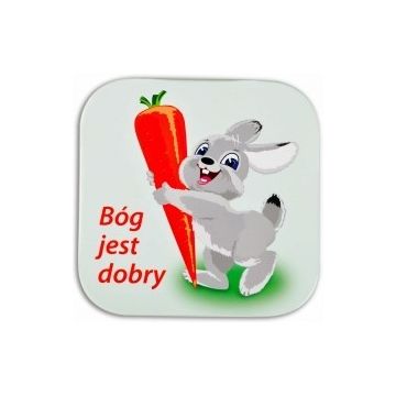 Podstawka korkowa - Bóg jest dobry