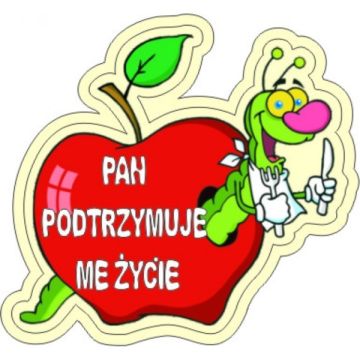 Magnes na lodówkę kształt - jabłko
