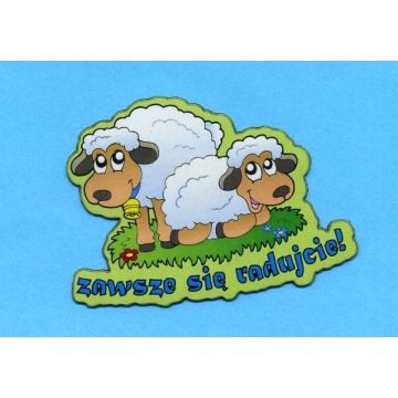 Magnes na lodówkę kształt - owieczki