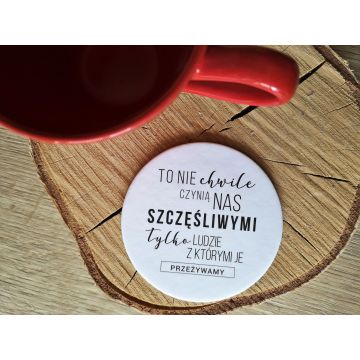 Podkładka korkowa okrągła - To nie chwile