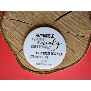 Podkładka korkowa okrągła - Przyjaciele są jak