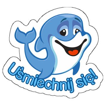 Magnes na lodówkę kształt - delfinek
