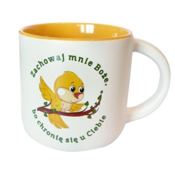Kubek ceramiczny KR - Zachowaj mnie Boże