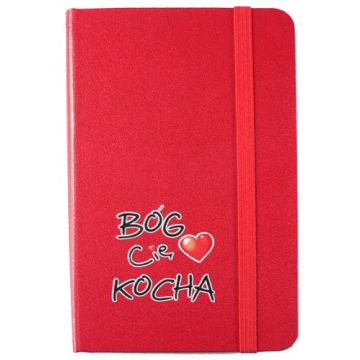 Notes - czerwony - Bóg Cię kocha