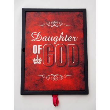 Plakat ze stali - Daughter of God czerwony
