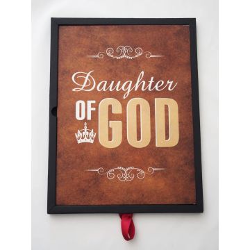Plakat ze stali - Daughter of God karmelowy