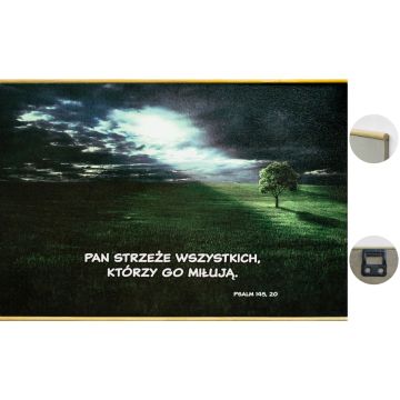 Zawieszka Płytka - Pan strzeże wszystk- zawieszka