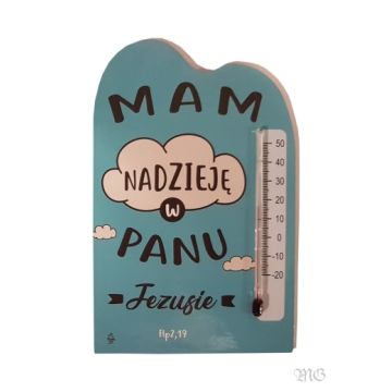 Termometr - Mam nadzieję w Panu Jezusie