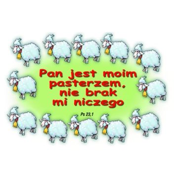 Kartka promise - Pan jest moim pasterzem