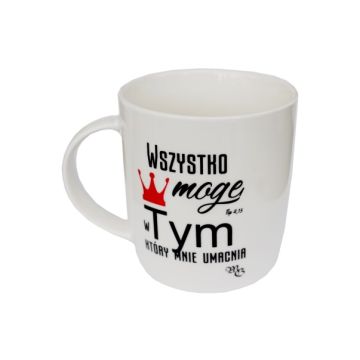 Kubek ceramiczny - Wszystko mogę w Tym który mnie