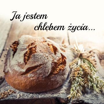 Podstawka korkowa - Ja jestem chlebem - chleb