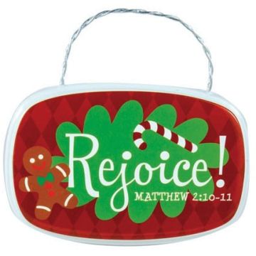 Tabliczka ozdobna do powieszenia Rejoice 